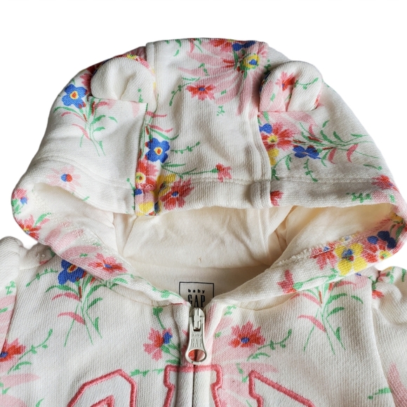 Baby GAP 0-3 month Hooded Ear Sweater - Picture 2 of 6